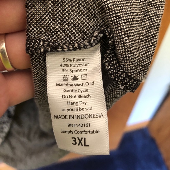 Lularoe 3XL Jacquard Irma - Picture 3 of 3